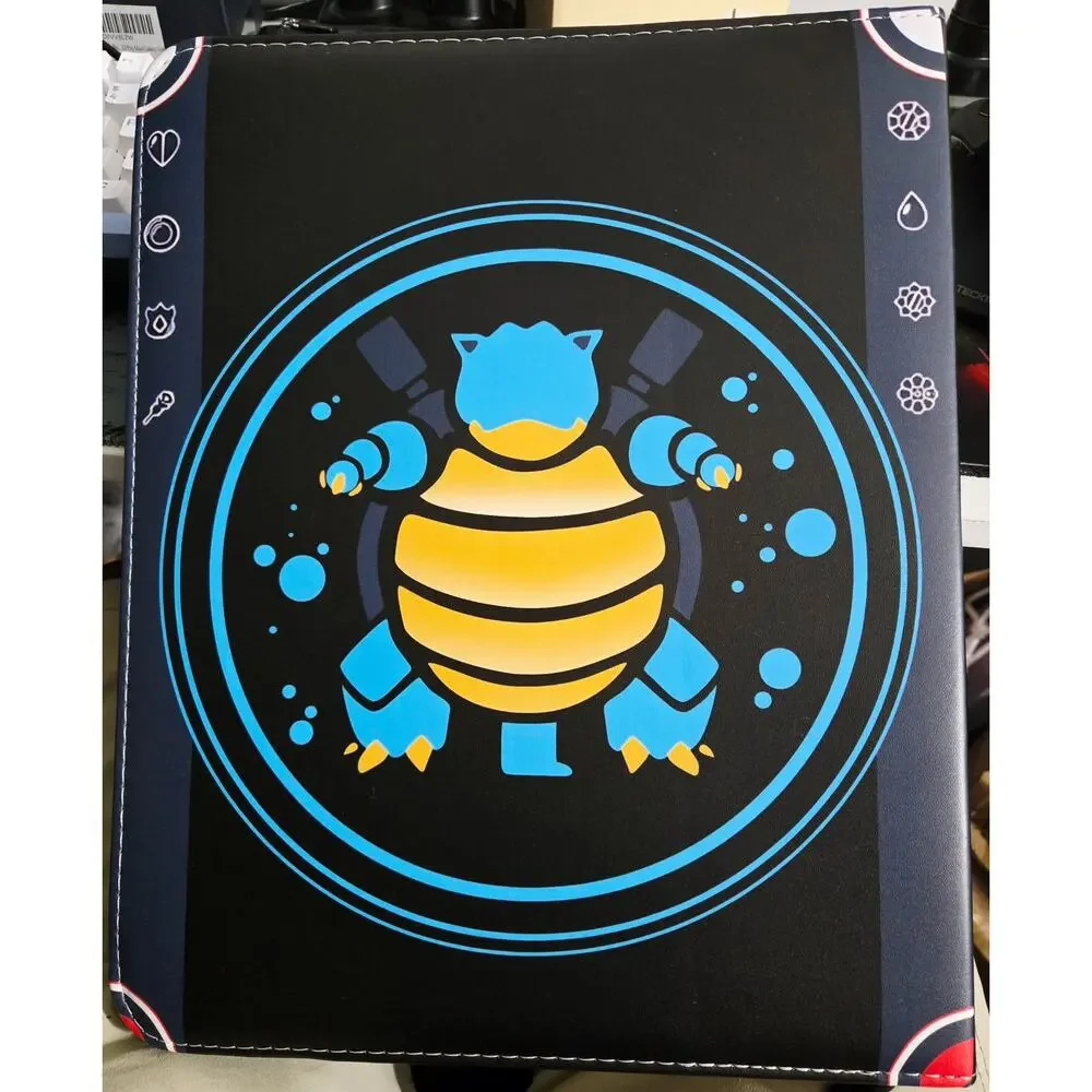 Pokemon 9 Pocket Card Binder Charizard Blastoise Zipper Album New